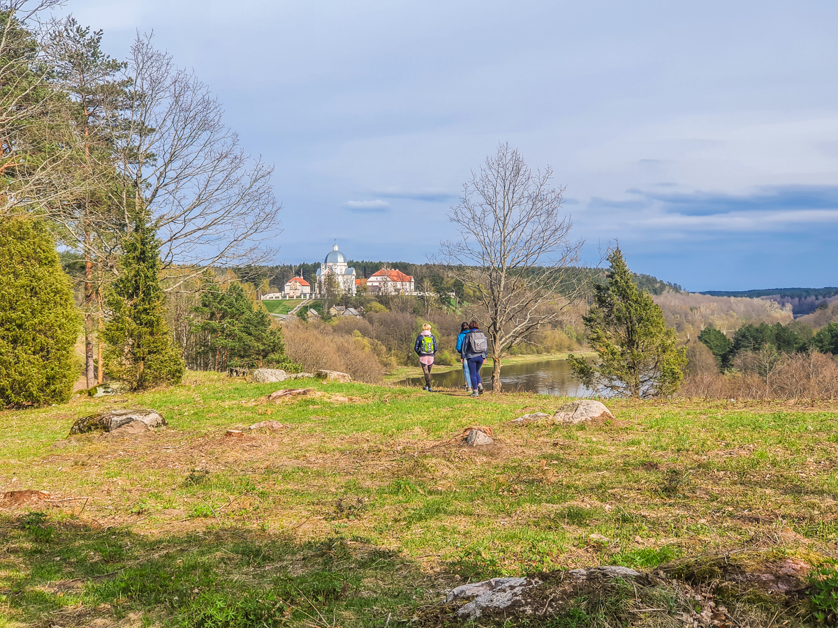 Vaizdas žvelgiant nuo Liškiavos piliakalnio