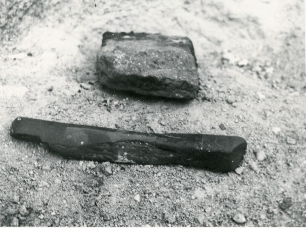 Vedrių piliakalnyje rasti dirbiniai. Šilalės rajonas. Vytygalos apylinkė. Vedrių kaimas