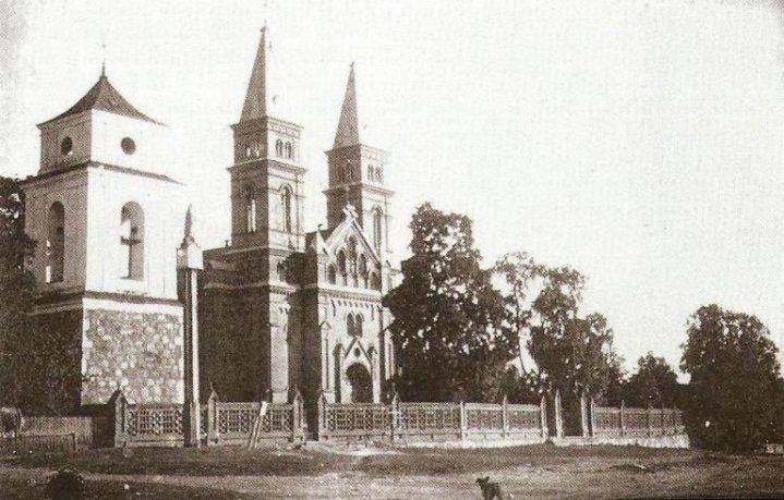 Užpalių miestelio aikštė 1925 m.