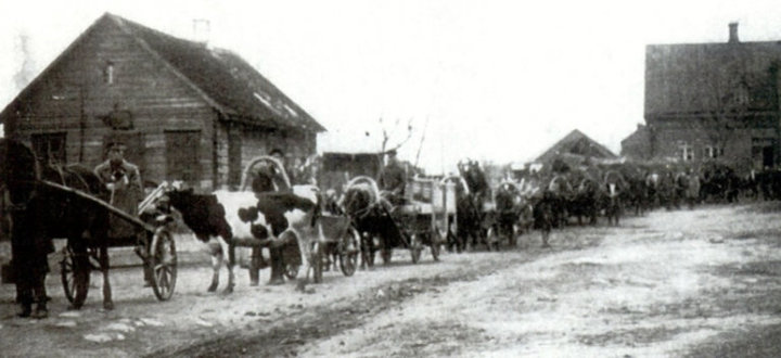 Vaizdas iš Astiko ir J.Basanavičiaus gatvių sankirtos,1921 m.