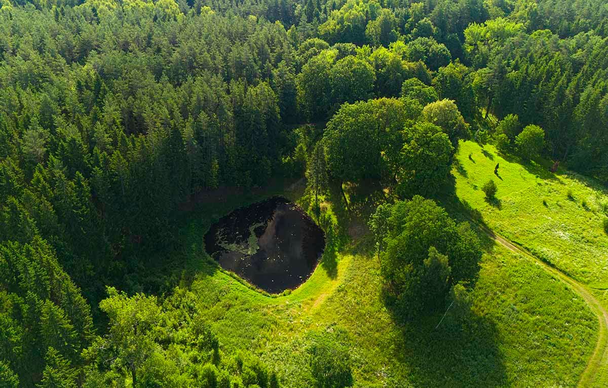 Duobė iš aukštai