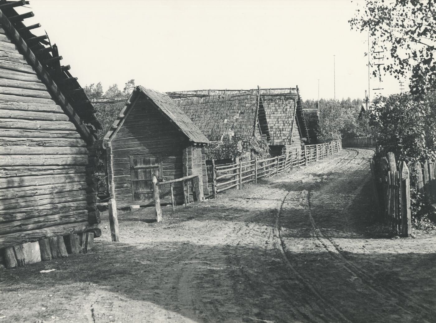 Zervynų kaimo gatvė