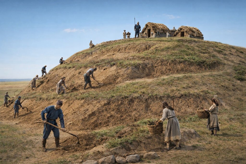 Piliakalnio apdirbimas