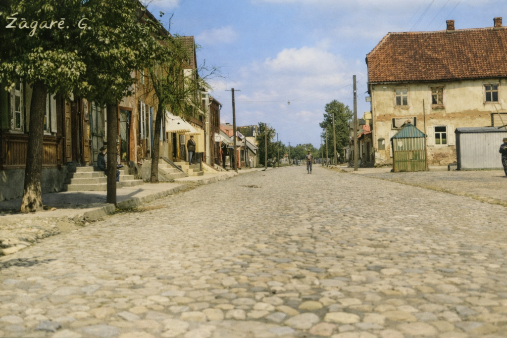 Žagarės miesto gatvė