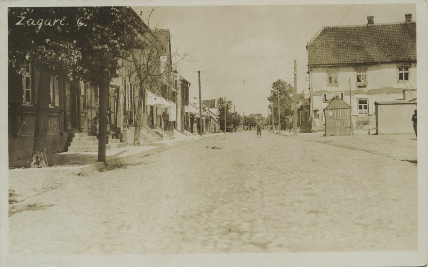 Žagarės miesto gatvė