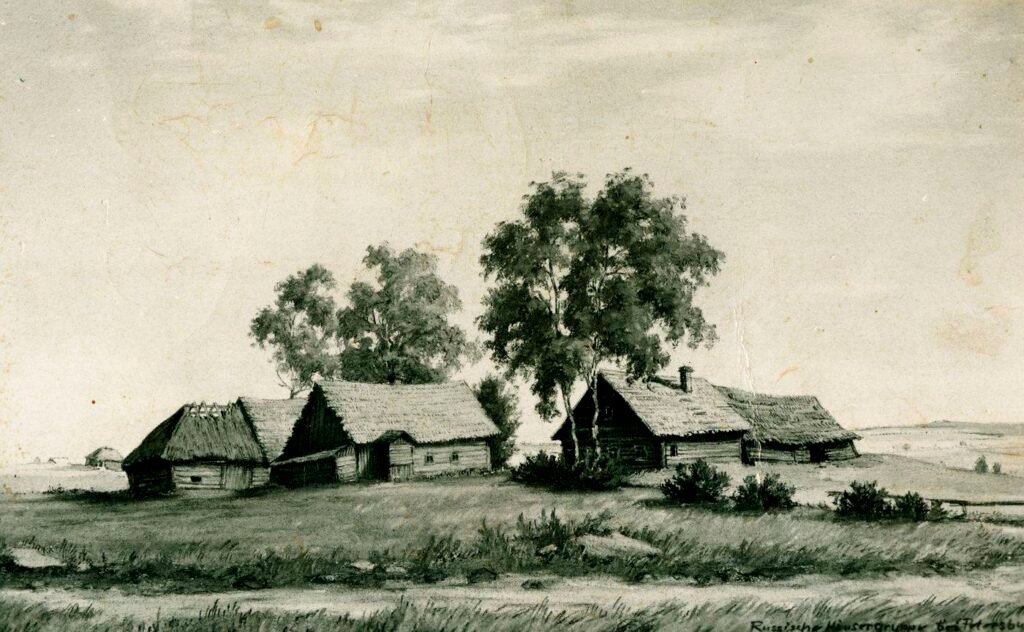 Kaimo sodyba Salako apylinkėje, Sabalunkų k. XX a. pr.