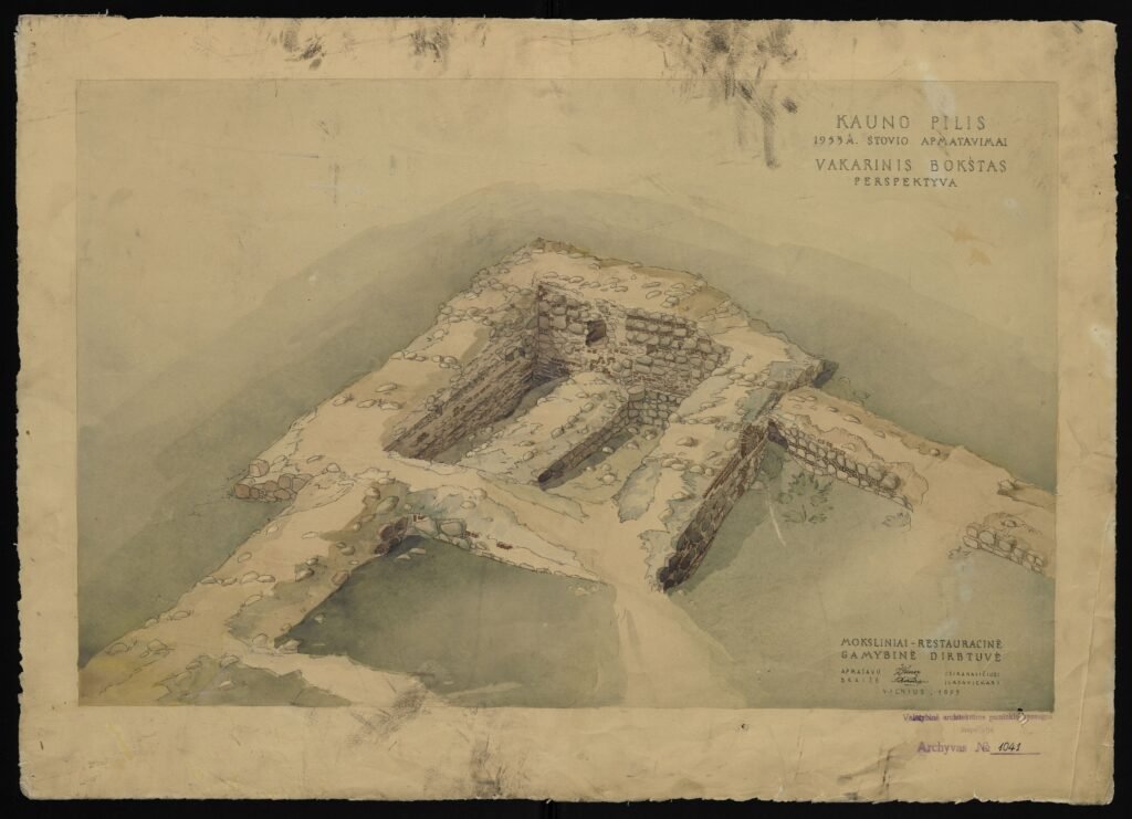 Kauno pilis 1953 m.