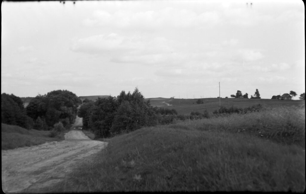 Prano Gudyno kelionės nuotrauka Videniškiai. Liesėnų piliakalnis 1987 m. rugpjūtis, Lietuva