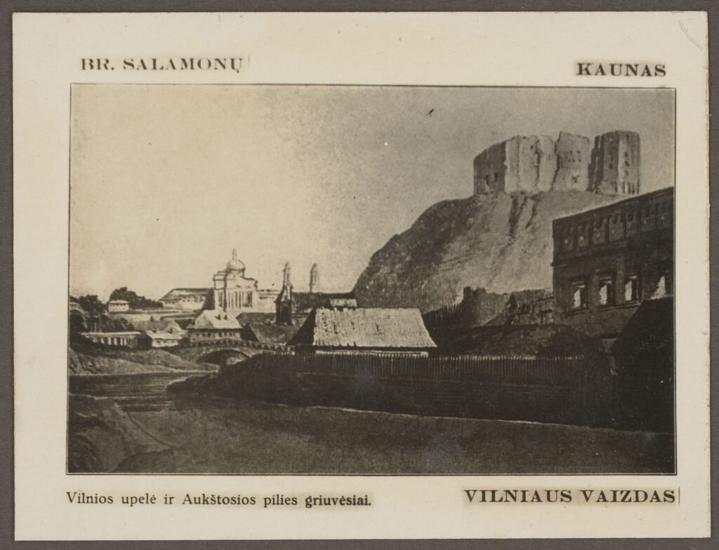 Vilnios upelė ir Aukštosios pilies griuvėsiai