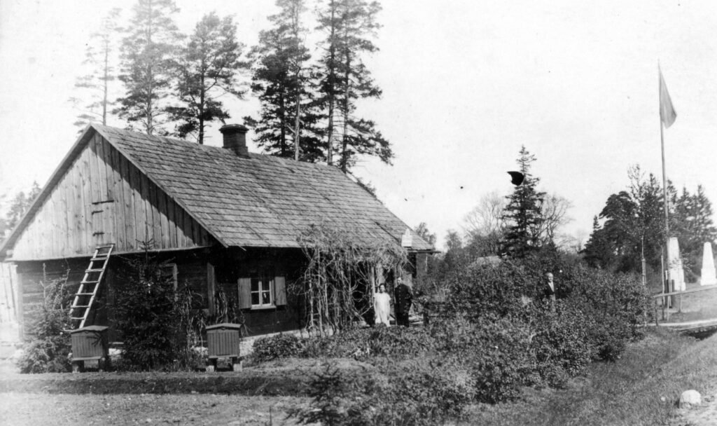 Lietuvos–Latvijos sienos Būtingės pereinamasis punktas. Būtingės k., 1930 m.