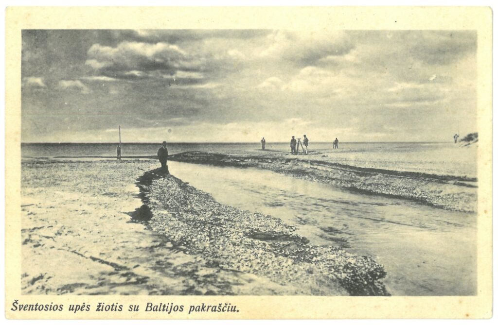 Šventosios upės žiotis su Baltijos pakraščiu